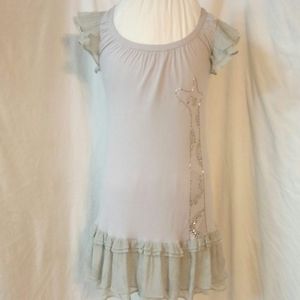 TCEC Ruffled Giraffe Dress sz S